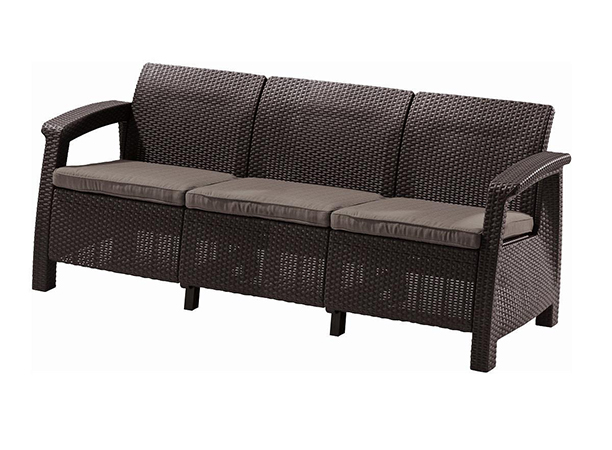   Keter CORFU II LOVE SEAT MAX brown