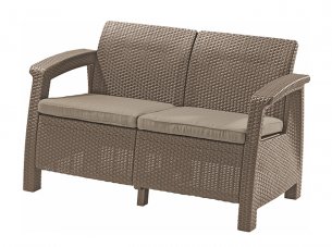   Keter CORFU II LOVE SEAT cappucino 