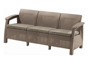   Keter CORFU II LOVE SEAT MAX cappuccino